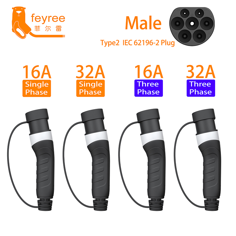 Feyree Type2 Spina Maschio EV  - Ev Charger Adapter recensione e prezzo
