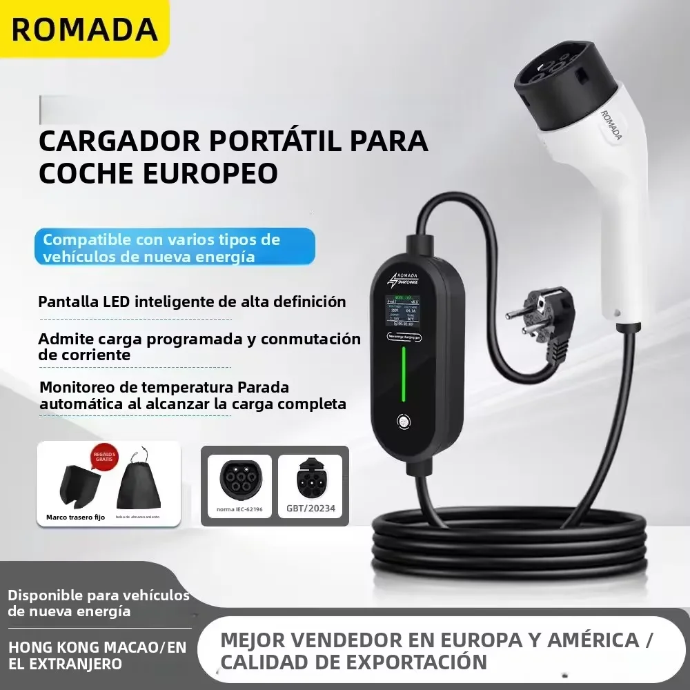 ROMADA 7KW 32A EV caricatore p - Ev Charger Adapter recensione e prezzo